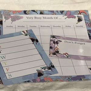 Very Bradley Magnetic Reusable Calendar